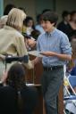 Jensen getting his diploma